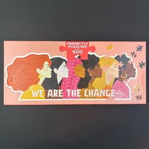 3/$20 🧩 We Are The Change 500 Piece Jigsaw Puzzle by Perfectly Puzzling